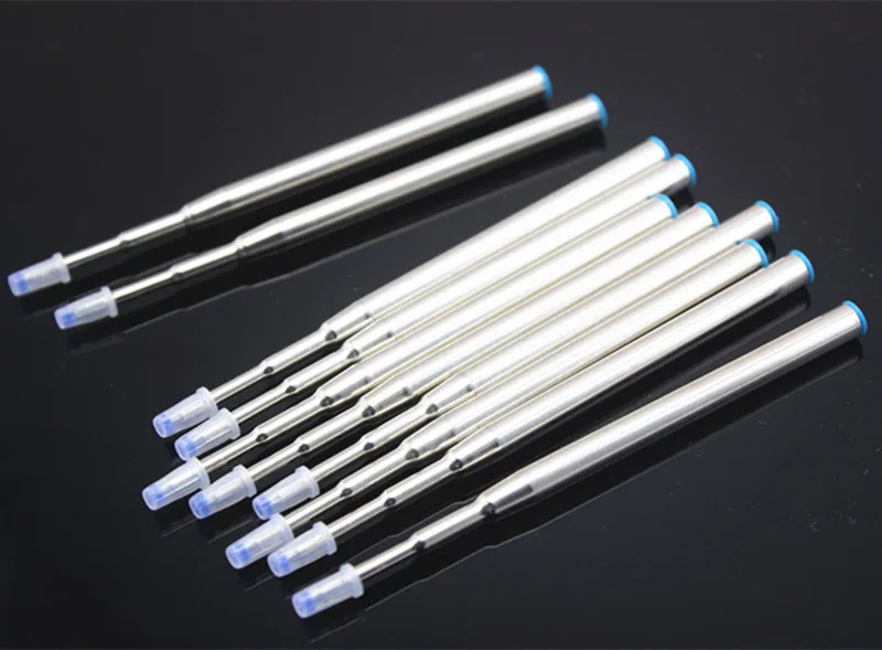 10 PCS HIGH QUALITY BEST DEISGN BALL POINT PEN REFILLS blue INKin Pen
