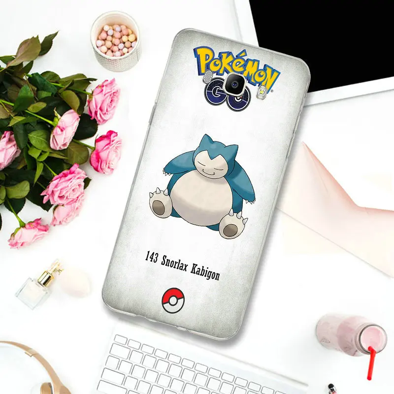 Для samsung S2 S3 S4 S5 Mini S6 S7 Edge S8 S9 S10 Plus Lite Note 5 8 9 тонкий мягкий ТПУ чехол для телефона Snorlax Pokemons - Цвет: Picture 4