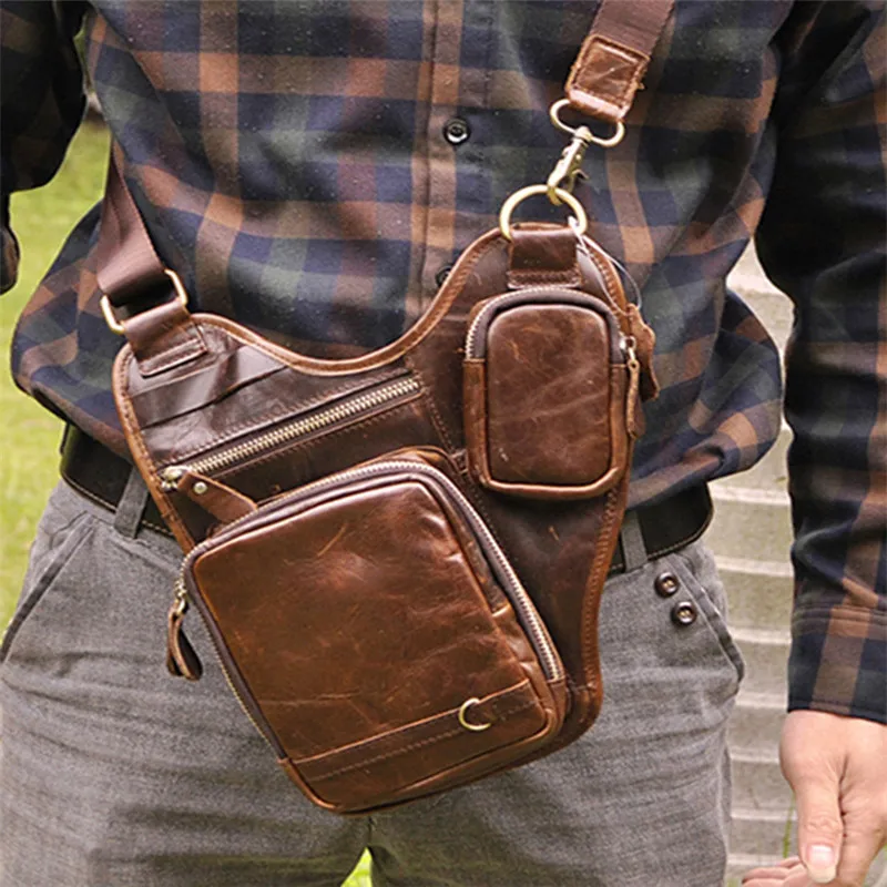 

Steelsir Hot Sale Genuine Leather Men Bags Small Crossbody Shoulder Handbag Casual Man Leather Messenger Mini Bags Male Bag