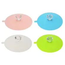 Многоразовый силикон со стразами Пылезащитная крышка чашки герметичная изоляция Герметичная крышка уплотнения бутылки воды и чашки аксессуары