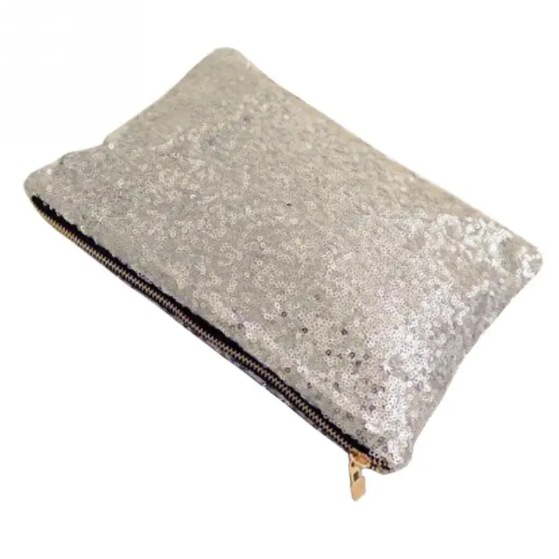 Silver Новые роскошные сумочки, женские сумочки-конверт с блестками, дизайнерские вечерние мини-сумочки-клатчи, вечерние сумочки, сумочки, женские сумочки#1103 - Color: Silver