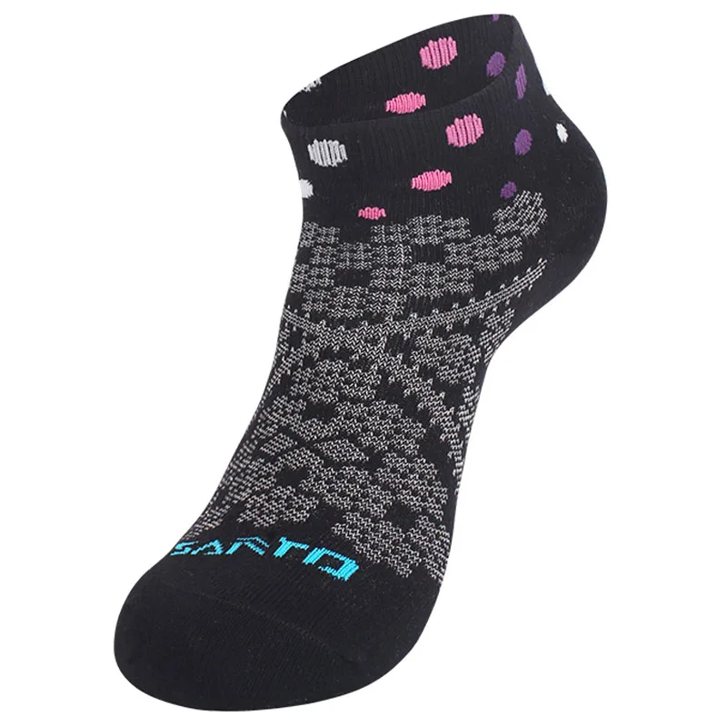 Санто мужские спортивные носки открытые летние быстросохнущие высокое качество бег удобные дышащие тонкие короткие носки 3 пар/лот
