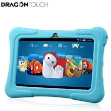 On sale DragonTouch Y88X PLUS 7” Kids Tablet for Children Quad Core IPS Screen 1024*600 Android 5.1 1GB+8GB Wifi Babypad With Case