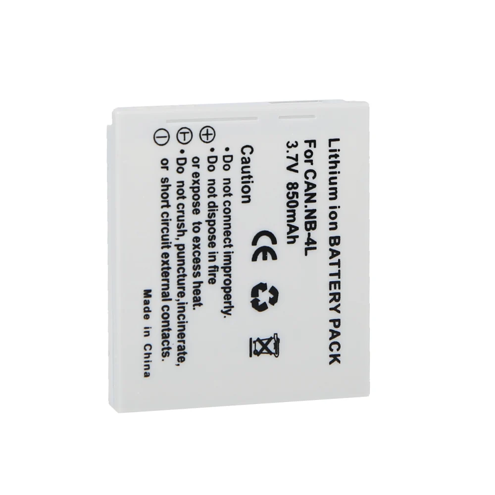 5 шт./лот NB 4L NB4L батарея для Canon IXUS 50 55 60 65 80 75 100 I20 110 115 120 130 IS 117 220 225 230 255 HS SD780 SD960|battery