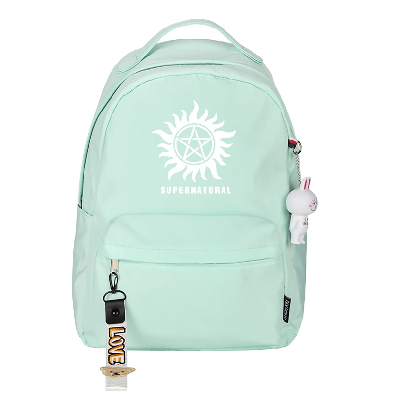 Рюкзак для путешествий с сверхъестественным принтом, нейлоновые школьные сумки для девочек-подростков, Mochila Feminina, рюкзак для ноутбука ярких цветов Rugzak