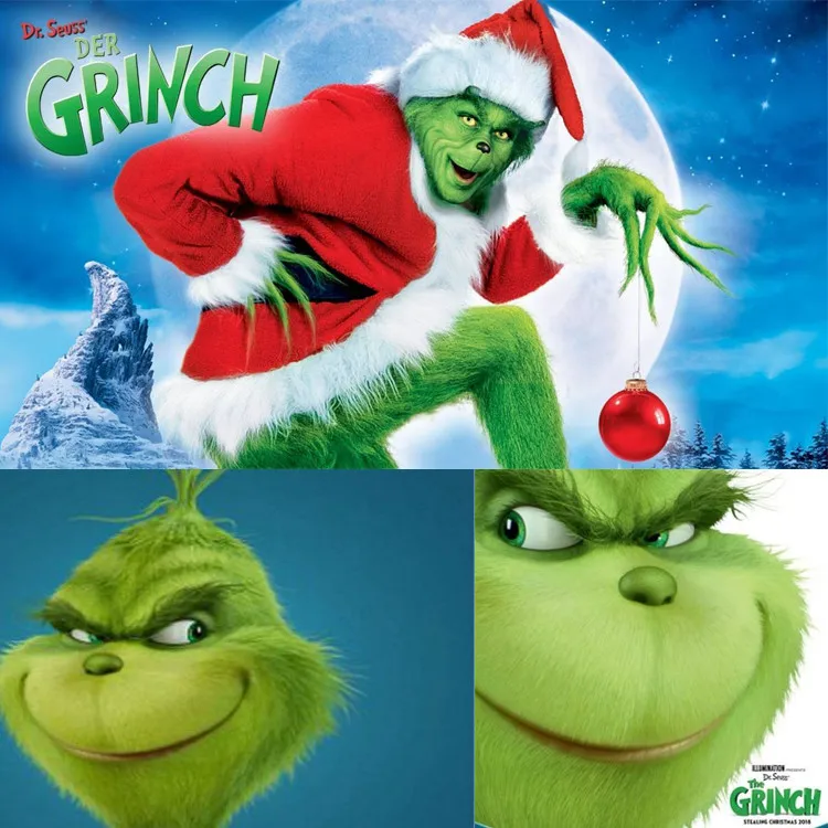 The Grinch/Карнавальная маска для косплея; Вечерние Маски для косплея на Хэллоуин; коллекция фанатов; Прямая поставка