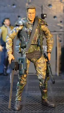 NECA колония морской корпус Наёмник Soliders AVP Хищник инопланетяне 2 7 дюймов Подвижная кукла Фигурка - Цвет: Sergeant