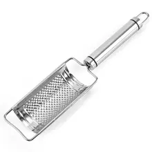 Шоколадный имбирь ручной слайсер мелкая сетка многофункциональный чеснок с длинной ручкой шлифовальный станок из нержавеющей стали сырный Терка лимонный кухонный инструмент