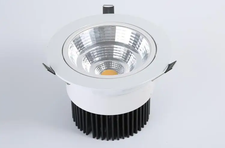 Светодиодный светильник 30 W пятно cob-светодиоды с регулируемой яркостью светильники AC85-265V светодиодный Spot встраиваемые светильники Белый