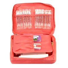 Free Shipping Red Outdoor Travel First Aid Kit Bag Home Small Medical Box Emergency Survival kit Treatment Outdoor Camping