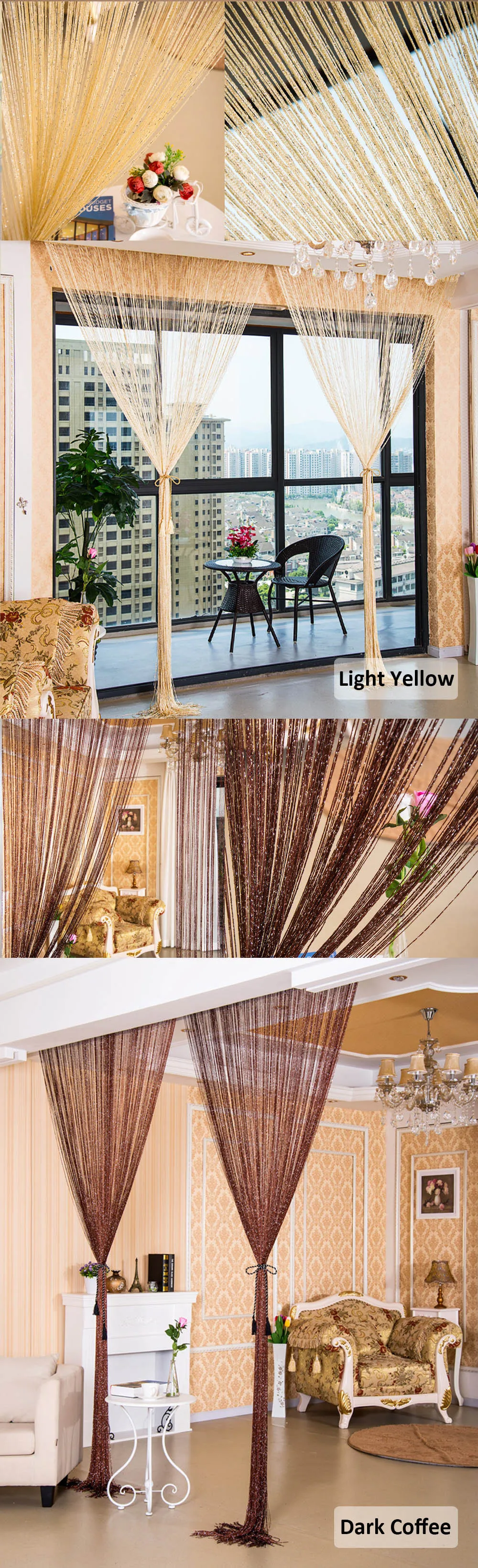 string curtain 300cm300cm-0-5