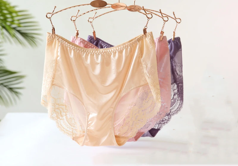 Jerrinut Plus Size Panty 3XL 4XL 5XL 6XL Women's Underwear Panties High Waist breif  Transparent Panties Underwear Intimates 66