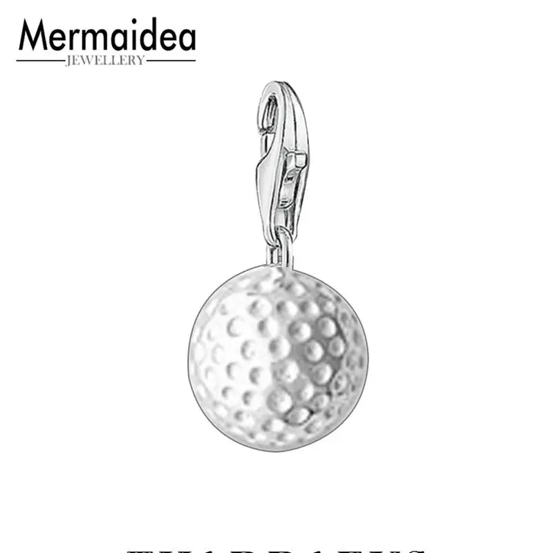 

Golf Ball Charms Pendant Jewelry Findings Accessories 925 Sterling Silver Fashion Jewelry Sporty Gift For Women Men