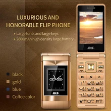 BLT Dual 2.8 Touch Screen Long Standby Big Russian Key Loud Sound Senior Flip Cell Mobile Phone For Old People P022