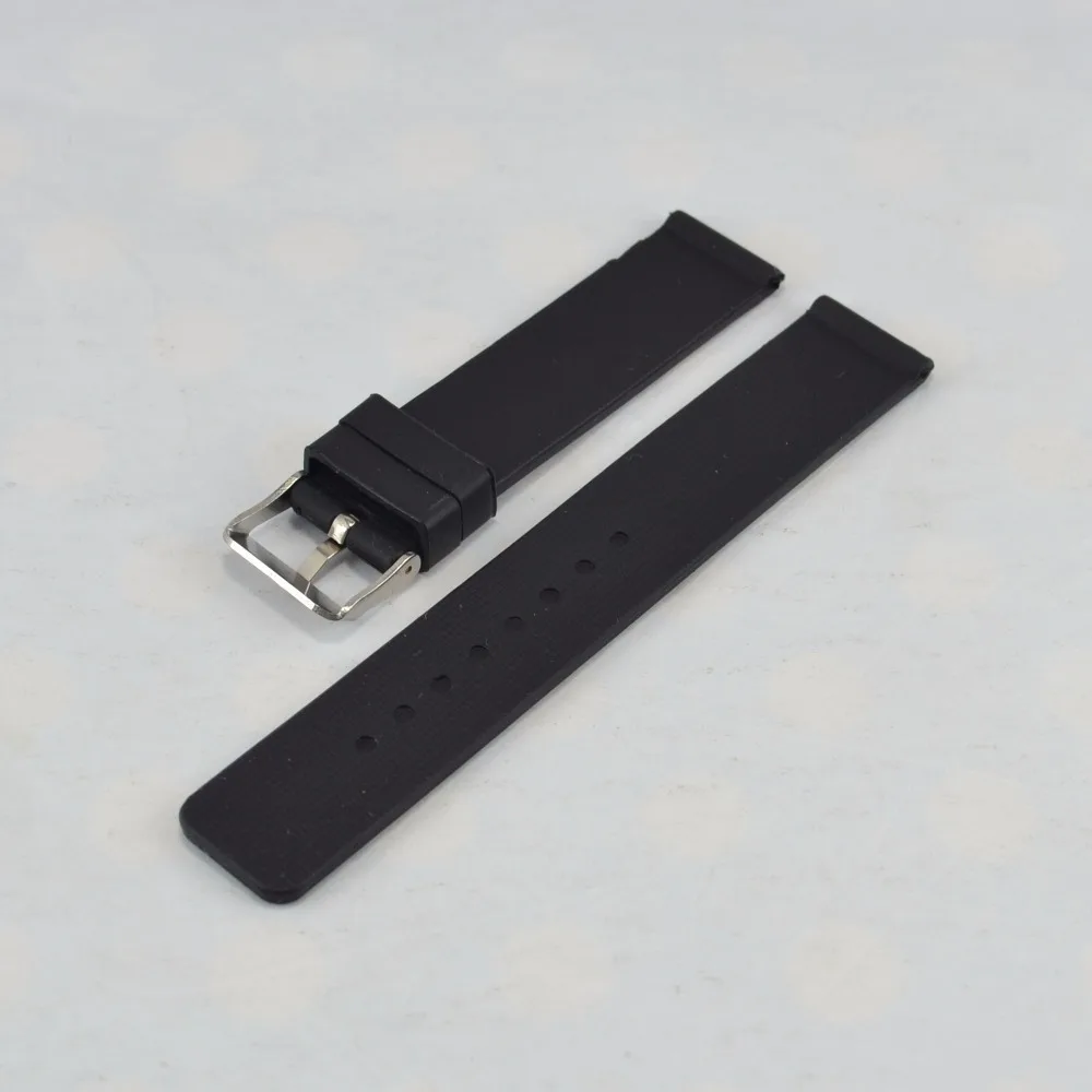 

Men Silicone Rubber Strap Waterproof Sport Wrist Watch Strap Band 18mm ~ 24mm Drop Ship Gift