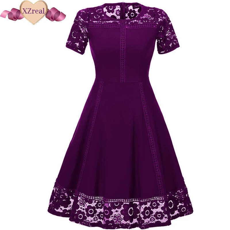 Wholesale Brand 2017 Women Vintage Pleated Dress Summer Retro Style Sexy Pattern Slim Casual Party Swing Lace patchwork tunic beach Dress Buy Cheap Brand 2017 Women Vintage Pleated Dress Summer Retro Style Sexy Pattern Slim Casual Party Swing Lace patchwork tunic beach Dress