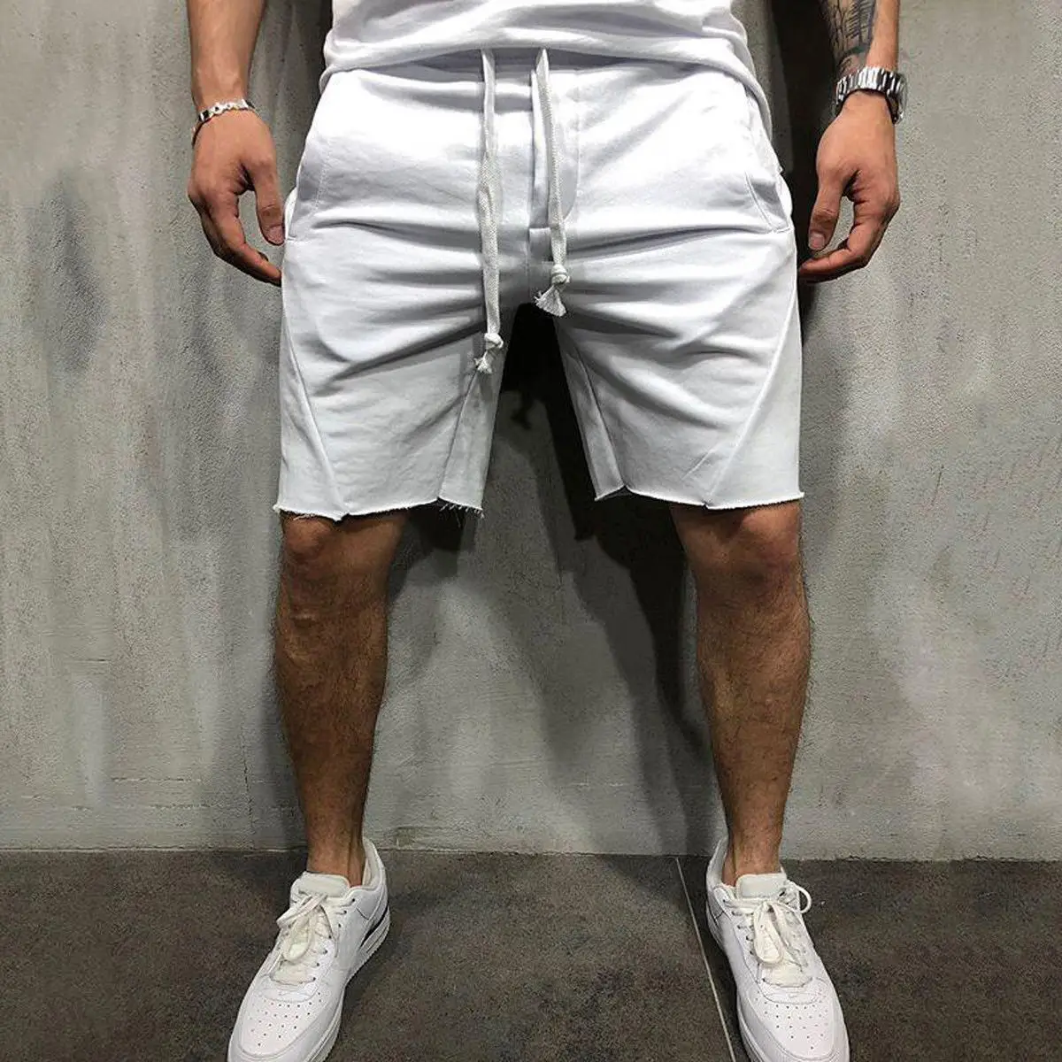 Hot Men's Casual Short Pants Cotton Gym 