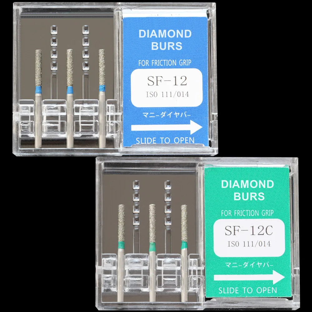 

10 Boxes (30 Pcs) Dental Diamond Burs SF-11/SF-12C/SF-13/SF-21/SF-31/SF-41 Polisher Drill FG 1.6mm High Speed Handpiece DIA-BURS