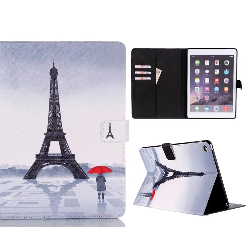 Case for iPad Air 2 PU Leather +Silicone Luxury Colorful Cute Tablet Stand Wallet Flip Cover Cases for iPad Air 2  iPad 6 9.7  (44)