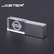 JASTER nissan crystal+ металлическая USB флешка Флешка 4 ГБ 8 ГБ 16 ГБ 32 ГБ 64 Гб 128 Гб Внешняя память Флешка u диск