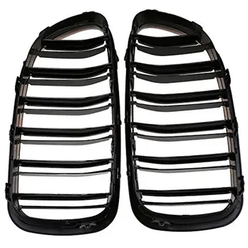 

Gloss Black Front Kidney Twin Fins Grille Auto Accessories For BMW Sedan F10 F11 F18 M5 2010-2016