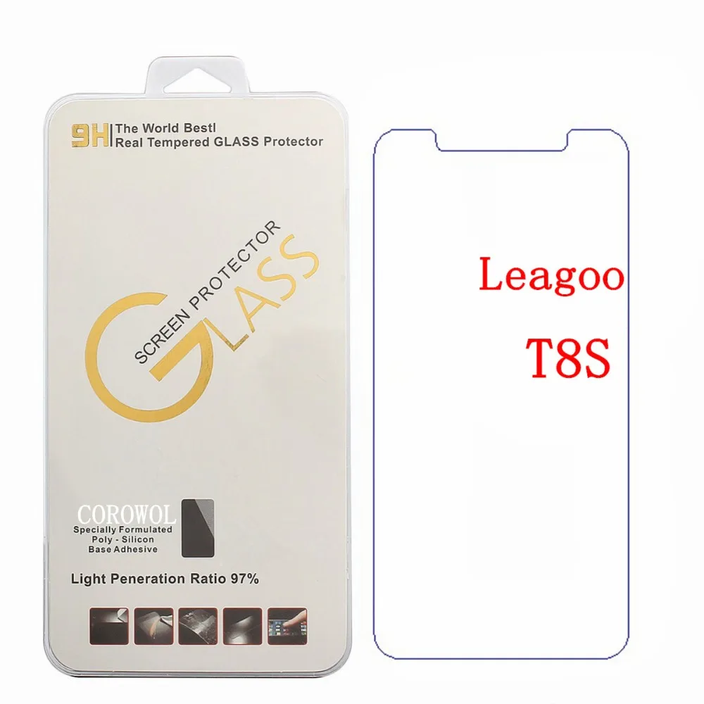 Защита экрана 9H для Leagoo T8S ALFA 2 5 Elite 4 lead 7 Kiicaa power M11 M5 Plus M7 M8 Pro Edge M9 закаленное