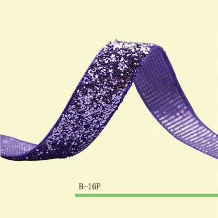 1.5 дюйма Блеск бархатной лентой Лаванда металлик бархатной лентой Цвет блеск ленты