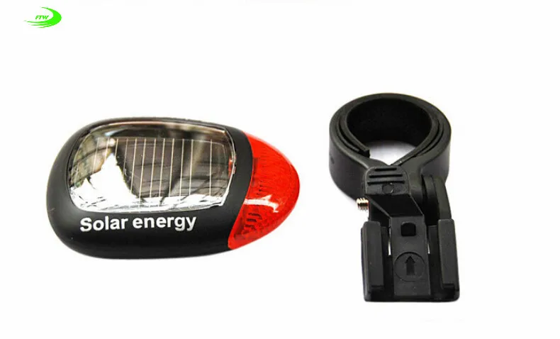 Best Solar Power LED Bicycle Lights Bike Rear Tail Lamp Light Bike cycling Safety warning Flashing Light Lamp Red TL0306 2