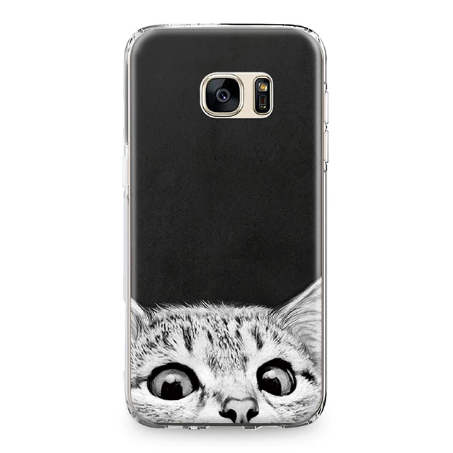 Чехол-накладка из ТПУ для samsung Galaxy S4 S5 S6 S7 Edge S8 S9 S10 Plus S10e Note 4 5 8 9 силиконовый чехол для телефона