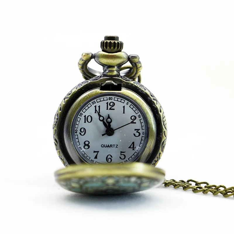 PS567-Vintage-Jewelry-New-Colorful-Enamel-Rhinestone-Movt-Flower-Pattern-Pocket-Watch-Small-Size (1)