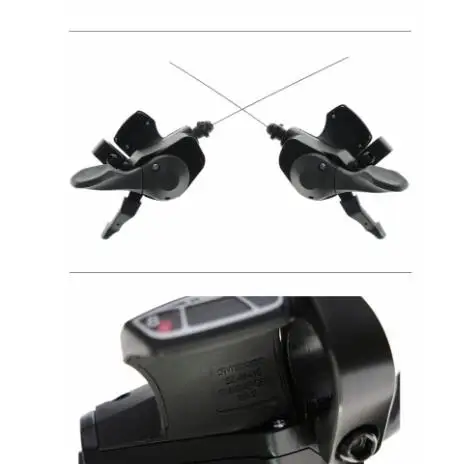 SHIMANO ALIVIO دراجة أجزاء SL-M410 MTB شيفتر نقل الإبهام التحول شيفتر مقبض تحكم علبة التروس التبديل 3*8 سرعة