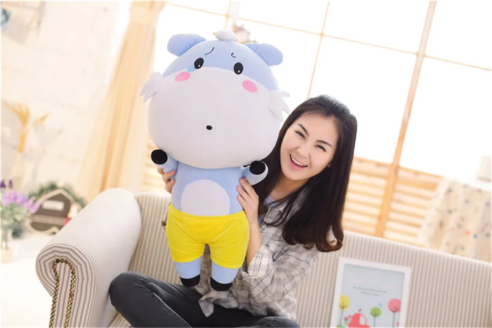Fancytrader Lovely Plush Donkey Doll Stuffed Soft Anime Donkey Pillow Toys with Expressions Kids Gifts 60cm 24inch13