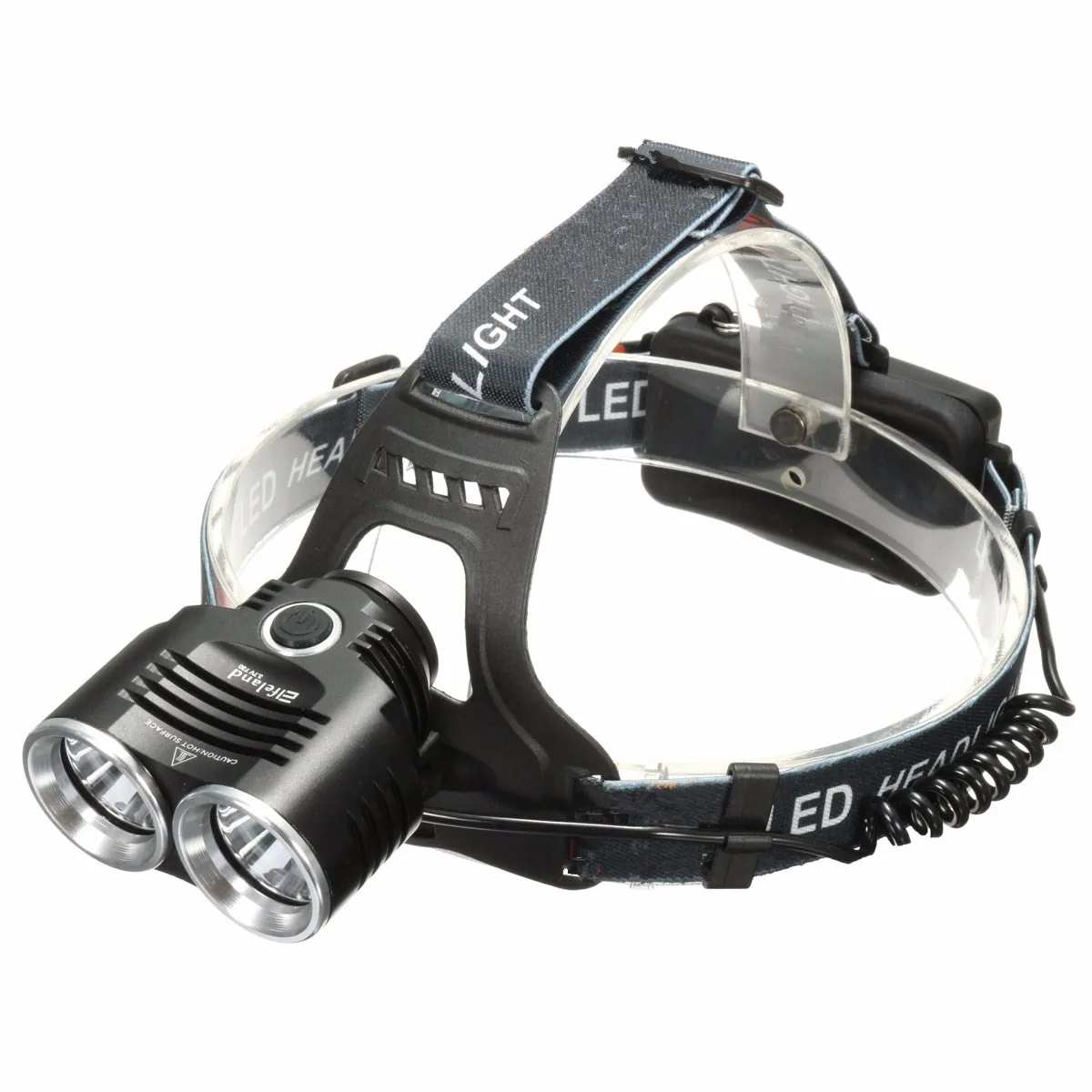 Elfeland 3 modes Rechargeable T6 LED Headlight 18650 LED headlamp bike