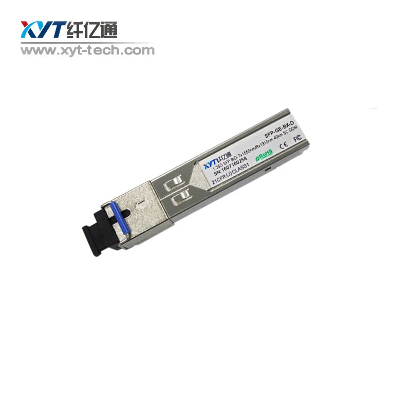 

Free shipping 1.25g SC/LC 1310/1490nm 40km with ddm optical transceiver module