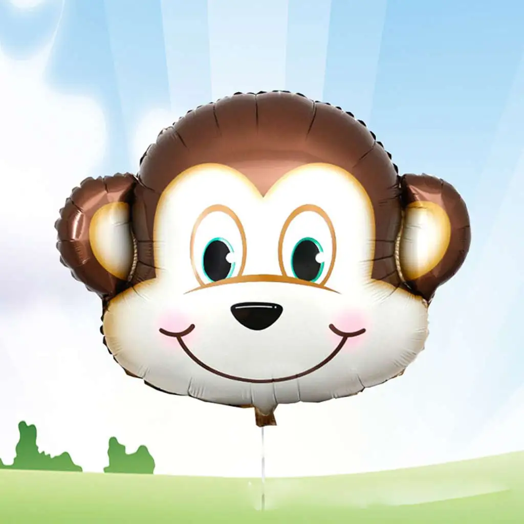 12pcs/Set Lovely Cartoon Animal Foil Balloon Kids Toy Birthday Baby Shower Inflatable Party Decorations