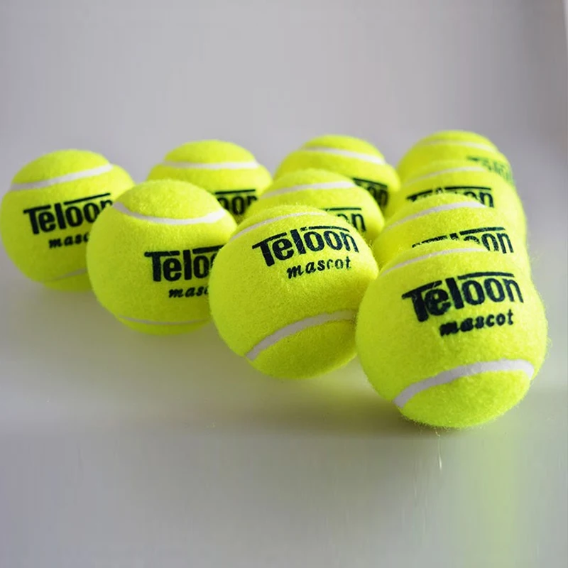Brand Quality Tennis ball for training 100% synthetic fiber Good Rubber Competition standard tennis ball 1 pcs low price on sale