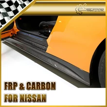 EPR Car Tuning- FRP Fiber Glass R35 Zele Style Side Skirt For Nissan 08-15 Skyline R35 GTR