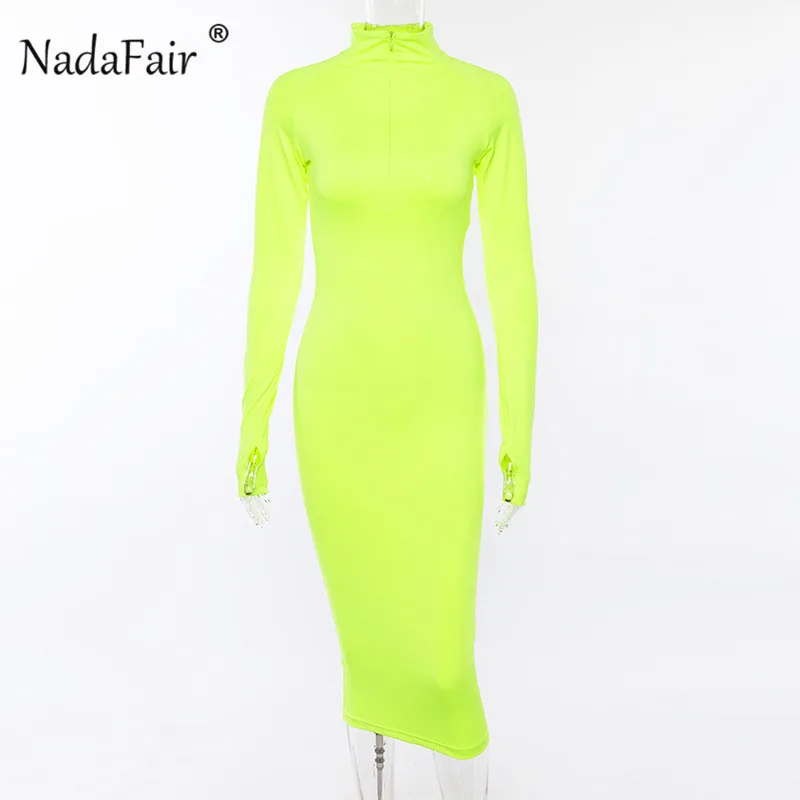 zipper turtleneck pencil dress10