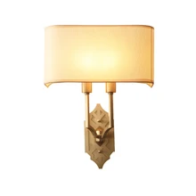 Modern Simple Wall Light Sconce Fabric Bedroom Bedside Living Room Stair Aisle Wall Lamp Lights Home Deocr Wall Lamps Sconces chinese modern fabric wall lamp suitable hotels guesthouses homes bedroom living room and other places aisle