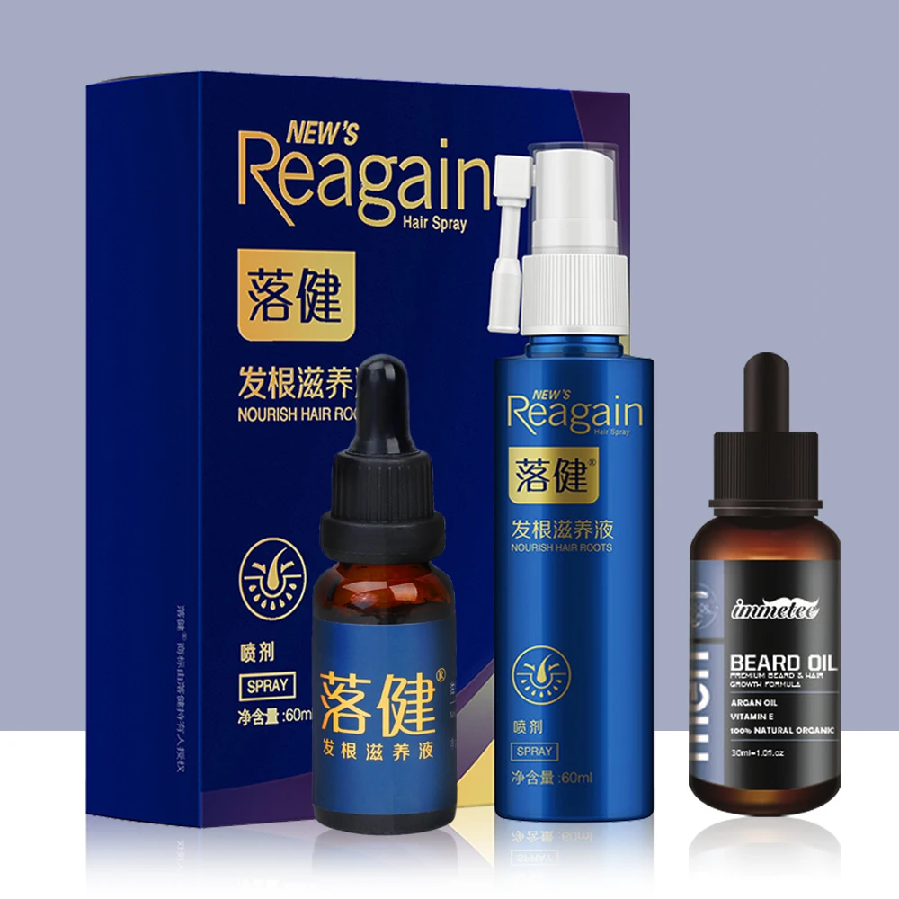 Beard Growth Oil Hair Growth Agent Thickener Hair Beard Care Product Anti Hair Loss Tonic Grow Beard Treatment Hair Serum