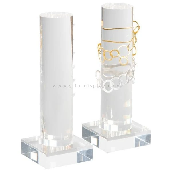 Amazon.com: TENINYU Velvet Vertical Tower Jewelry Bracelet Display Stand  Bangle T-Bar Display Holder (Grey) : Clothing, Shoes & Jewelry