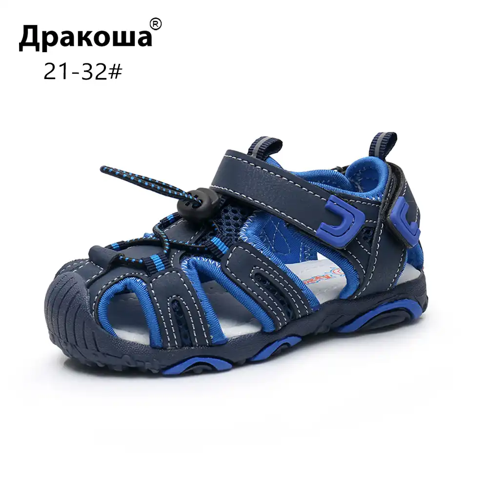 navy blue walking sandals