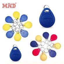 10 шт. NFC IC tag rfid брелок 13,56 mhz 1K RFID брелок/RFID пластиковый брелок цвет на заказ синий/желтый/красный/зеленый и т. Д