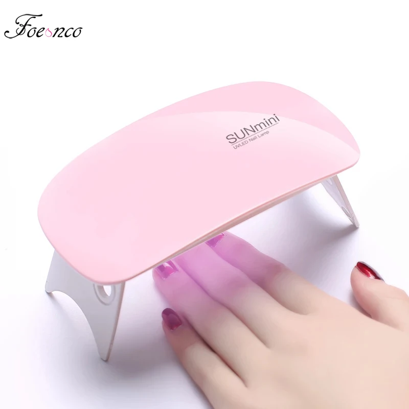 

Sunmini UV Lamp Nail Dryer 6W Lamp for Nails Manicure Machine Portable Nail Lamp USB Gel Nail Polish Gel Varnish 45s 60s Timer