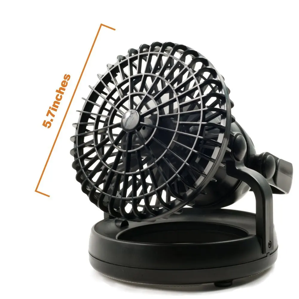 Portable Led Camping Lantern Ceiling Fan Outdoor Camping 2 In 1