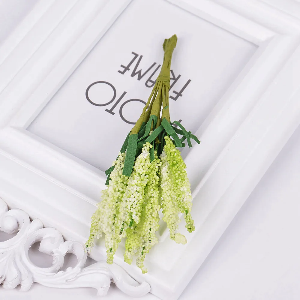 10 шт./лот мини-pe лаванды искусственные цветы для свадьбы украшения дома Рукодельный подарок «сделай сам» Свадебный веночек искусственный