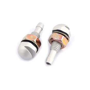 

2Pcs Hood Bonnet Injection Mini Automatic Wiper Eyes Spray Nozzle Washer Car Windshield Accessories Fan-shaped Aluminum Alloy