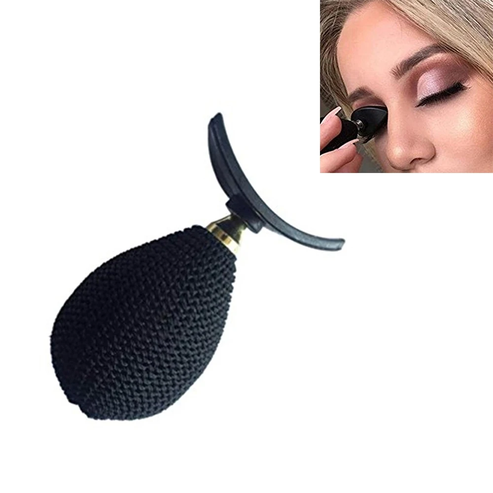 

Black Lazy Eye Shadow Applicator Popular Silicone Eyeshadow Stamp Fashion Eye Shadow Makeup Crease Applicator 1pc