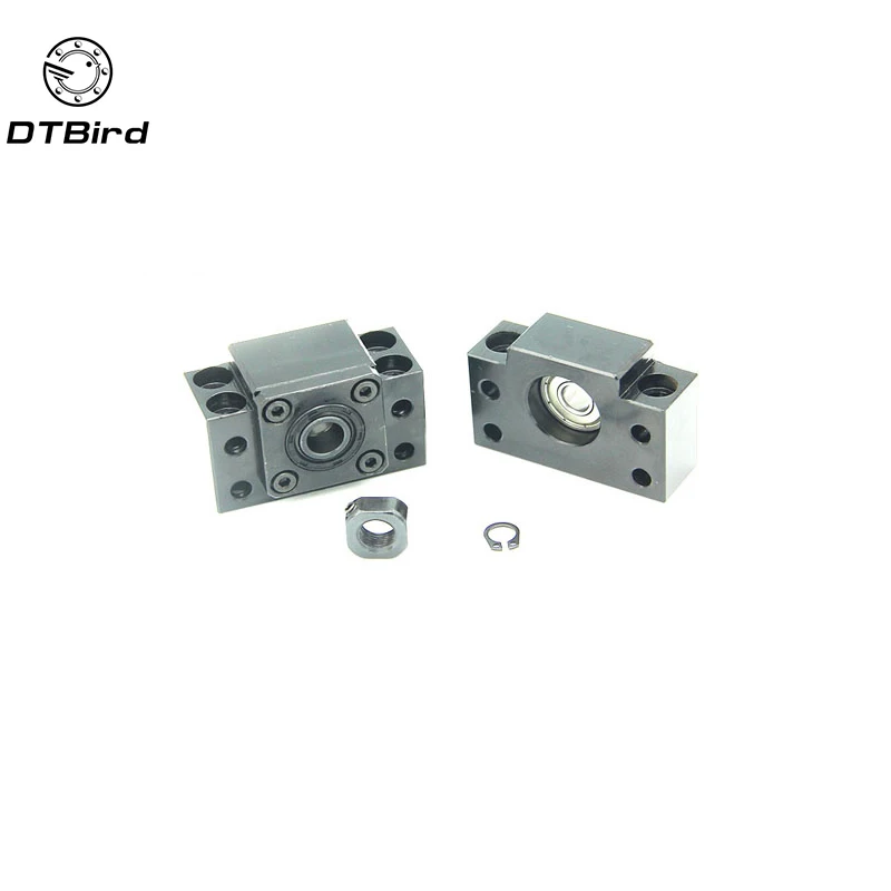 

Ballscrew End Supports1pcs BK12 + 1pcs BF12 1605 1604 ballscrew End Support CNC Parts for SFU1605 SFU1604