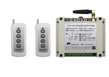 

hot 30A AC220V 250V 380V 2CH RF Wireless Remote Control Switch System 2* transmitter +1 receiver for motor door pump